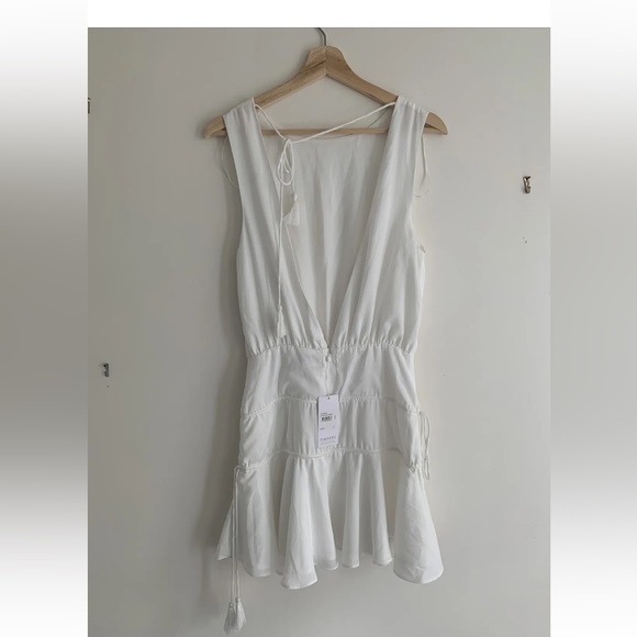 Finders Keepers white Stevie mini dress, S NWT - Picture 2 of 4